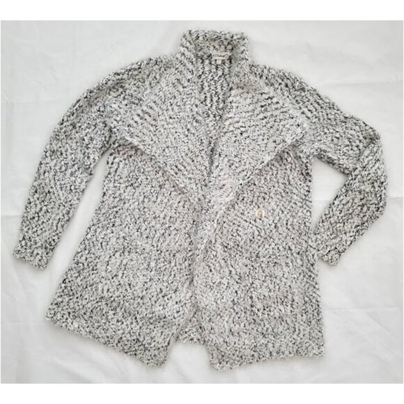 PJ Salvage Soft Eyelash Knit Open Front Cardigan Sweater Size M Cozycore Layer - Picture 2 of 10